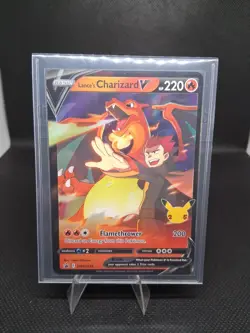 Pokemon - Lance's Charizard V - SWSH133 - Celebrations 25th - Black Star Promo - Image 1