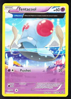 2015 Tentacool 71/160 Pokemon Primal Clash LP - Image 1