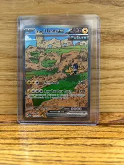 Iron Hands ex(Special Illustration Rare) Pokemon SV04 Paradox Rift SIR - Image 1