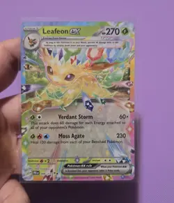 Pokemon TCG Leafeon ex 006/131 Sv: Prismatic Evolutions Double Rare Holo EX - Image 1