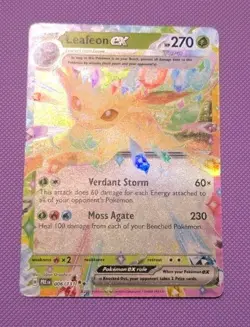 Pokemon TCG Leafeon ex 006/131 Sv: Prismatic Evolutions Double Rare Holo EX - Image 2
