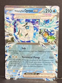Wellspring Mask Ogerpon Ex Pokemon SV06: Twilight Masquerade #064/167 Holo - Image 1