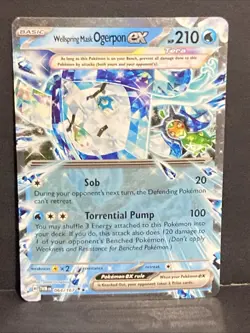 Wellspring Mask Ogerpon Ex Pokemon SV06: Twilight Masquerade #064/167 Holo - Image 2