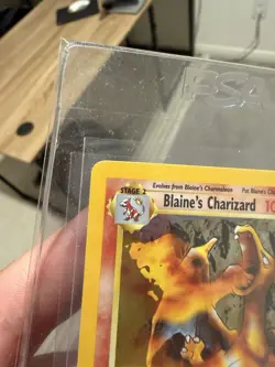Pokemon TCG Blaine's Charizard 2/132 Gym Challenge Holo Rare 100HP WOTC - Image 2