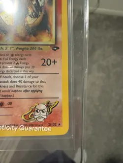 Pokemon TCG Blaine's Charizard 2/132 Gym Challenge Holo Rare 100HP WOTC - Image 4