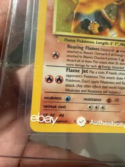 Pokemon TCG Blaine's Charizard 2/132 Gym Challenge Holo Rare 100HP WOTC - Image 5