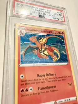 Pokemon PSA 10 Special Delivery Charizard SWSH075 Holo Black Star Promo - Image 2