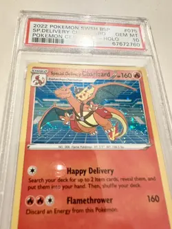 Pokemon PSA 10 Special Delivery Charizard SWSH075 Holo Black Star Promo - Image 5