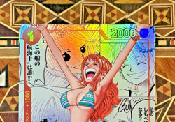 One Piece TCG Japanese Premium Booster The Best Vol. 1 OP01-016 Nami Manga - Image 3
