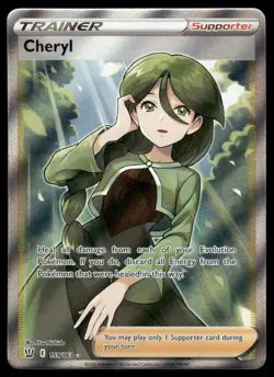 Pokemon Cards Cheryl 159/163 Battle Styles Rare Ultra NM - Image 1