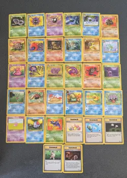 Complete Jungle and Fossil 64 Card Set Commons And Uncommons EX/LP Pokemon - Image 3