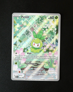 Pokemon Card TCG - Petilil 091/086 Black Bolt English - Illustration Rare - NM ⭐ - Image 1