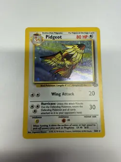 Pokemon Card TCG WOTC Jungle Pidgeot 8/64 Holo Rare Unlimited Edition - Image 1