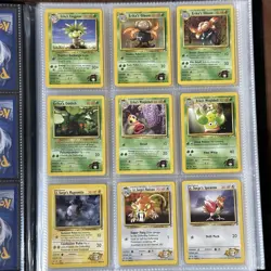 NM/LP+ (Unlimited) COMPLETE Pokemon GYM HEROES Set 90-Card UNCOMMON/COMMON /132 - Image 3