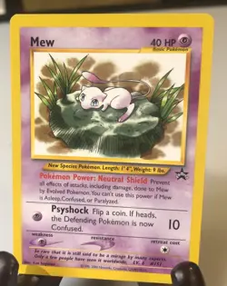 Mew - 47 - Pokemon Wizards Black Star Promo Card NM - Image 1