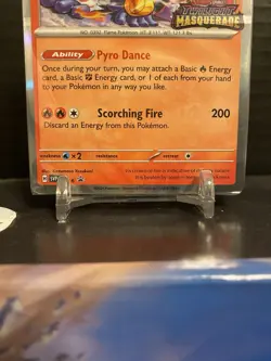 Infernape SV116. Twilight Masquerade Pokemon Prerelease Promo Sealed Cards - Image 2