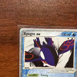 Pokemon TCG Black Star Promo Card | Kyogre EX #037 LP - Image 2