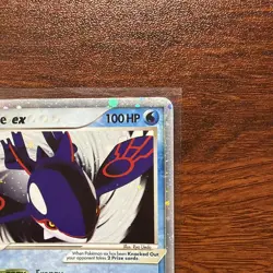 Pokemon TCG Black Star Promo Card | Kyogre EX #037 LP - Image 3