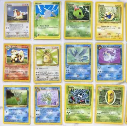 Vintage Pokemon Card Lot Damaged Condition PLUS 12Rare Playing Card Bonus(NM/LP) - Image 2