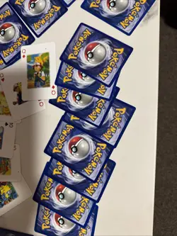 Vintage Pokemon Card Lot Damaged Condition PLUS 12Rare Playing Card Bonus(NM/LP) - Image 5