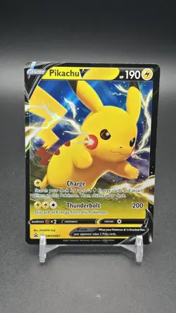 Pokemon Pikachu V SWSH: Sword & Shield Promo Cards #SWSH061 - Image 1