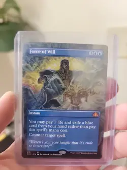 Force of Will (Borderless) Dominaria Remastered Regular - Image 1