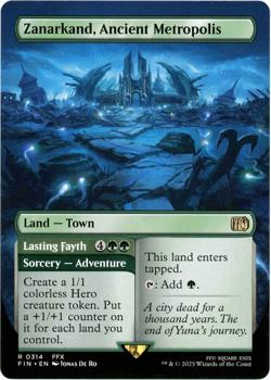 Zanarkand, Ancient Metropolis (Borderless) - 0314 - Final Fantasy - MTG - NM/M - Image 1