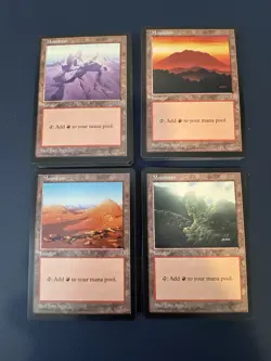 MTG - Magic The Gathering - Mountains X 30 - Mirage - NP/LN! - Image 1