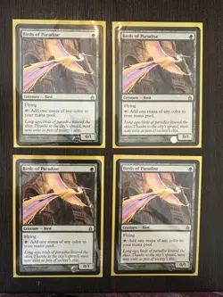 MTG RAVNICA* BIRDS OF PARADISE NM/M (x4) - Image 1