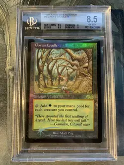 MTG Magic the Gathering Foil Judge Gaea’s Urza’s Saga BGS 8.5 PSA 9/10¿UPromo NM - Image 1