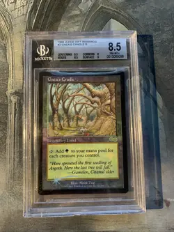 MTG Magic the Gathering Foil Judge Gaea’s Urza’s Saga BGS 8.5 PSA 9/10¿UPromo NM - Image 3