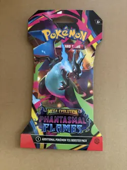 Pokemon ME2 Phantasmal Flames Booster Pack - Mega Charizard X (ONLY 2 LEFT‼) - Image 1