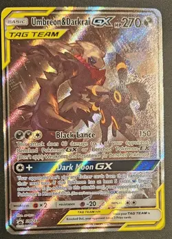 Umbreon & Darkrai GX SM241 Sun & Moon Promo Pokemon TCG MP See Pics - Image 1