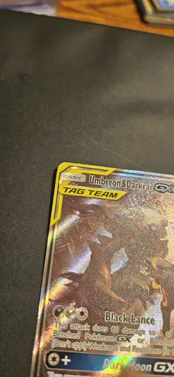 Umbreon & Darkrai GX SM241 Sun & Moon Promo Pokemon TCG MP See Pics - Image 5