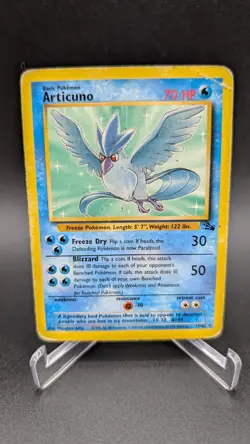 Pokemon TCG Articuno 17/62 Fossil Set Non-Holo Unlimited WOTC VTG 1999 - Image 1