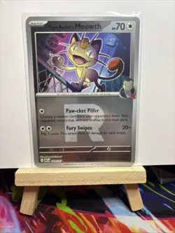 Team Rocket's Meowth 161/217 - Ascended Heroes Reverse Holo - Pokemon TCG NM - Image 1