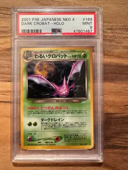 Pokemon Japanese Neo 4 Dark Crobat PSA 9 PSA # 47601467 - Image 3