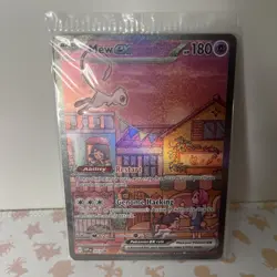 Mew ex SVP 053 Pokemon TCG Scarlet Violet 151 Black Star Promo Full Art SEALED - Image 1