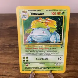 Pokemon TCG WOTC Base Set 2 Holo Venusaur 18/130 - Image 1