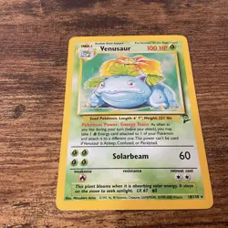 Pokemon TCG WOTC Base Set 2 Holo Venusaur 18/130 - Image 3