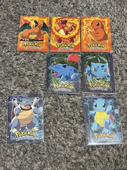 Topps Pokemon Edition Stages 1, 2 & 3 - Charizard Blastoise Bulbasaur Lot - Image 1