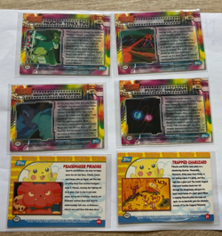 Pokemon Topps Movie Lot of 6 Trapped Charizard Donfan Meowth Times Two Pikachu - Image 2