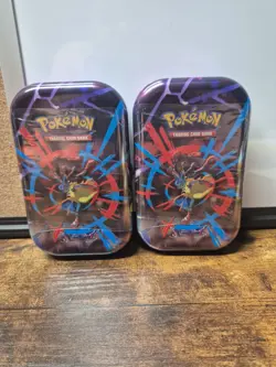 Pokemon Mega Evolution - Mini Tin - Lot Of 2 Mega Lucario Sealed (94,95) - Image 1