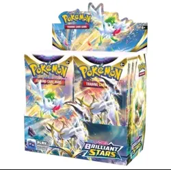 POKEMON TCG SWORD & SHIELD BRILLIANT STARS SEALED BOOSTER BOX - Image 1