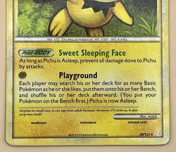 Pichu 28/123 - HeartGold & SoulSilver (Rare) - LP - 2010 Pokemon TCG - Image 4