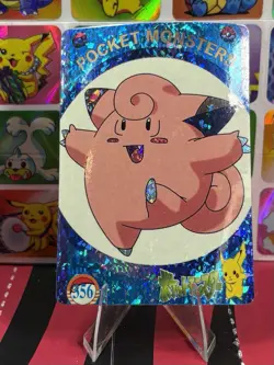 Pokemon Pikachu Vintage Pocket Monsters Vending HOLO Prism Sticker 1999 Nintendo - Image 2