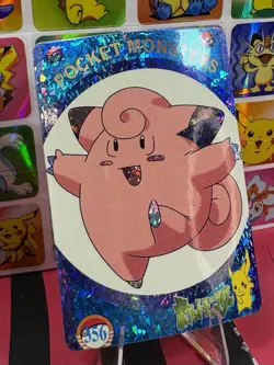 Pokemon Pikachu Vintage Pocket Monsters Vending HOLO Prism Sticker 1999 Nintendo - Image 3