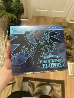 Pokemon TCG Mega Evolution Phantasmal Flames Elite Trainer Box Factory Sealed - Image 1
