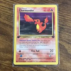Pokemon TCG Charmander Team Rocket 1st Edition 50/82 LP - Image 1