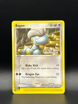 Pokemon EX "Dragon Series"-Bagon 50/97-GEN CON Black Star Promo Super Rare- NM - Image 1